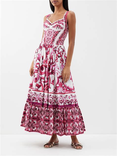 dolce and gabbana majolica dress dupe|dolce gabbana majolica maxi dress.